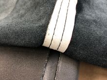 this seam needs to fit the seam channel, the channel locks it in position and keeps it straight