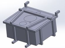 First idea and it seems a bit over built, but for a gas tank, I like that idea. 