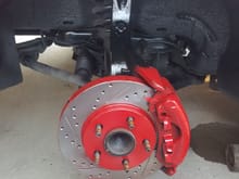 Rw brakes all the way around and underneath all coated