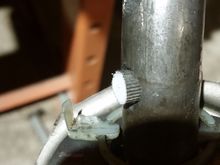 Yes, my pin sheared off trying to press it out of the new hole in just above the bend in the stick >:-(