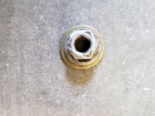 superglued washer to nut