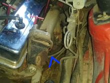 This one connects to the driver side head/block area.