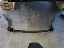 Stock GTA front sway bar. This is the big 36mm one. Biggest sway bar available. Comes with used bushings. Will need to buy your own sway bar bushing brackets. Switched to a solid mild steel variant.  $120 shipped. 
