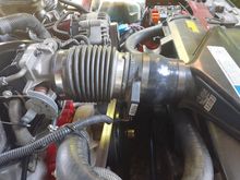 For the intake I used a silverado intake coupler with the silverado maf. I then used a 4 inch to 3.5 inch adapter to be able to use the tpi intake