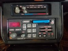 My Bluetooth deck - push in the cassette to turn on the BT and connect it to the phone.  