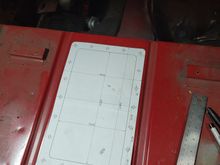 got distracted and started making a fuel pump access panel. Designed with fusion 360 based on 1:1 measurements of the parcel shelf.