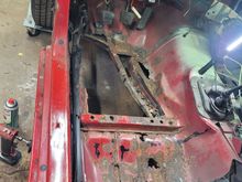drivers floor is a mess