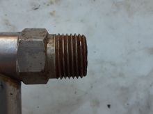 Nice clean threads on the A.I.R. tubes where the one-way check valve threads on.