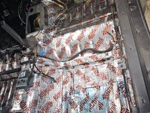 Passenger side after the sound deadening install. Sneak peak at the Manual transmission tunnel cutout. 