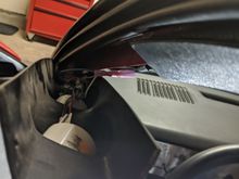 all the wires tucked up
