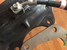Pre machine
Note: OEM 6th Gen brake hose still installed. I had to use the banjo bolt from this hose on the Earls hose to work proper.