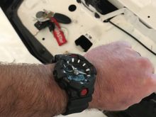 Second step, replace with resin G-Shock.