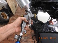 Installed a moisture  filter in series