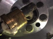 Yes, you can use an English muffin to remove a pilot bearing.