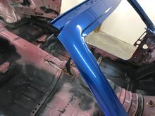 For those of you who remember, I know I sure do, these pillar corners and weatherstrip moldings were Swiss cheese.