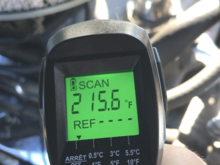 Intake near thermostat