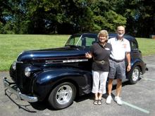 Wife drove this car in high school in 1969 as original straight six, three on the column, then stored in garage 35 years