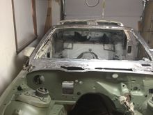 The green color is self etching primer.