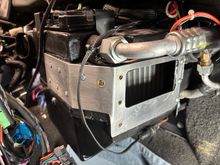 Support is bonded and riveted to the case