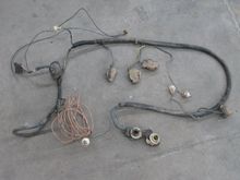Notice the tan wire for the added fuel pump.  It was incorporated into the main connector and
strung along the body harness to the front. 

