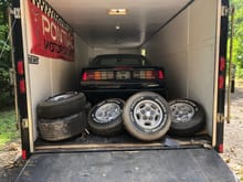 Loaded into the trailer with my other junk.