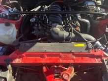 Updated engine bay
