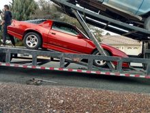 On the truck, ready to go to Florida for boat to France