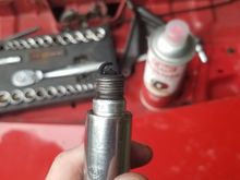 New plug after running for about 20 min