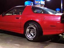 Just added the wheels and tires, 215/65/15 front, 245/60/15 rear.