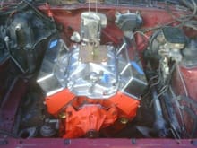 my rebuilt 1972 355 corvette motor