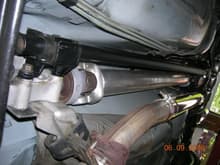 SLP torsion arm and aluminum drive shaft