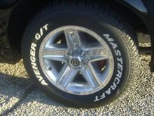 The polished Z-28 Wheels