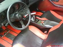 red and black