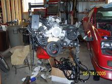 the lt-1 engine swap- eng from a 92 corvette