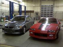 Next to the Evo 9