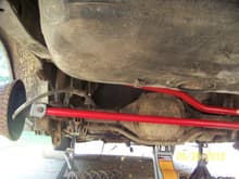 aftermarket panhard bar and support