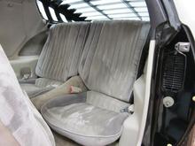 the back seat. almost NO sundamage
