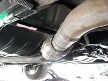 Subframe connector, High-Flow cat and 3" Flowmaster Cat back tube