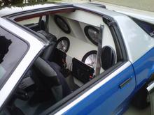 what was... this was the first version of my system, CVR 12s and zx1000.1 and zx350.4 with pioneer deck and old pio 6x9s