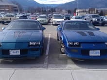 1984 Z28 (Left) 1989 RS (Right)