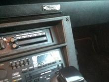 Note protective plastic still on the stereo and emblem