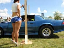 playing limbo at TNT expo in My 1991 rs camaro