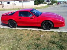 1988 trans am GTA sitting in 20s