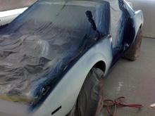 Finally, getting the paint