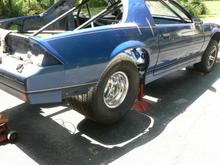 side rear view