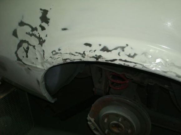 More progress. Going to get my fender roller out now and work it a little more.