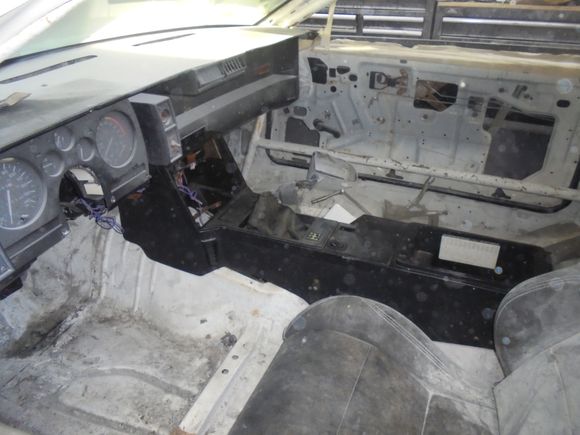 Console just roughly setting in place.