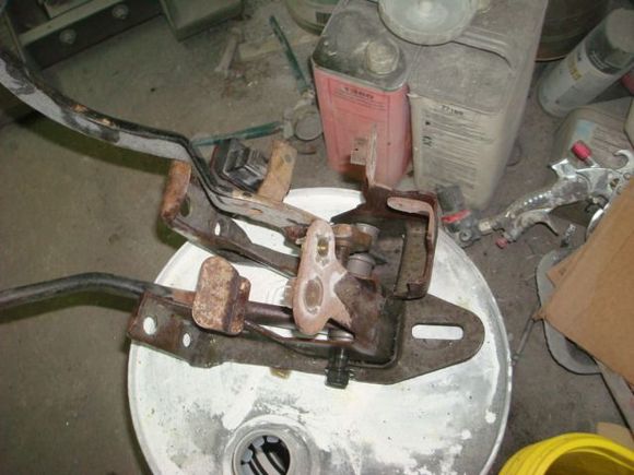 Pedal bottom after soaking all night in de-ruster.