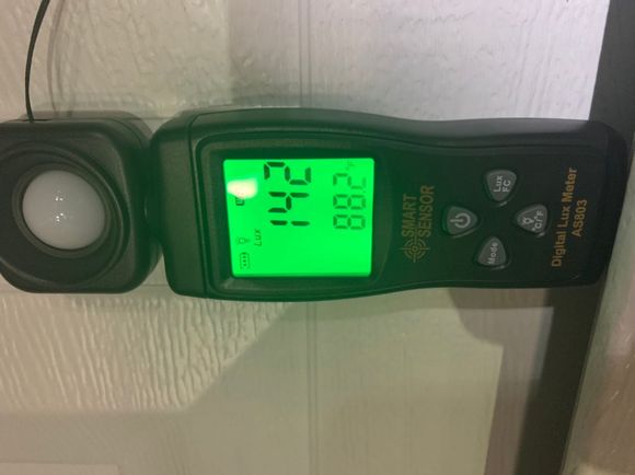 Stock housing type with Led bulb lux at 17ft