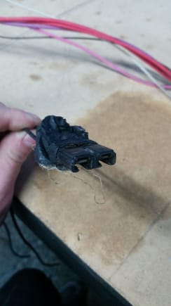 I think this is alternator although my wires are different then C100 pinout ive found. Black and DK green wire.